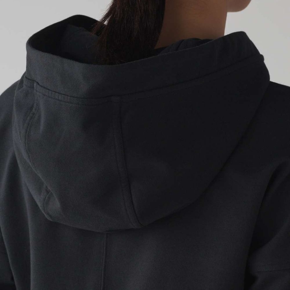 Georgeous Lululemon athletica Cut Above Hoodie black ⚫️ size 6 - Picture 4 of 11